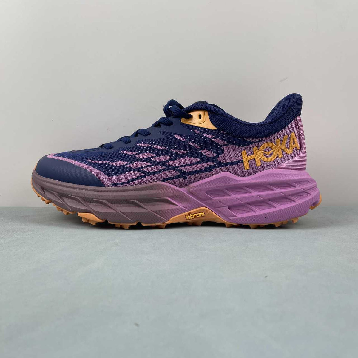 HOKA Speedgoat 5 Sneakers – Navy & Purple