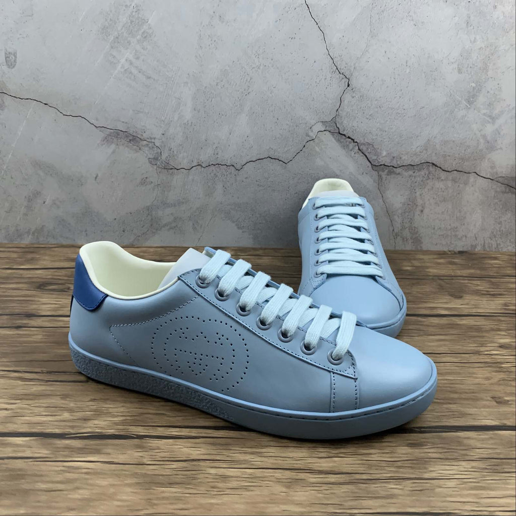 Gucci Light Blue Low-Top Sneakers