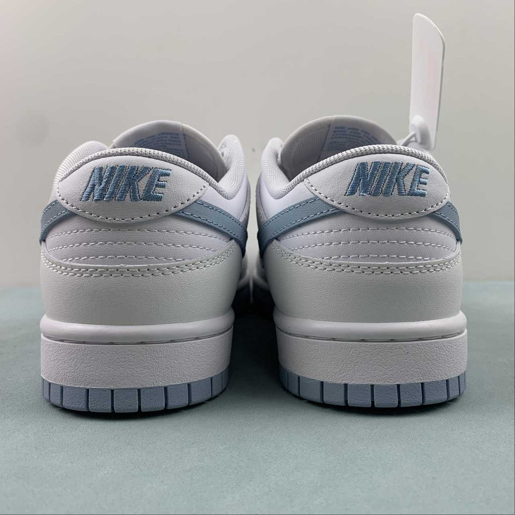 Nike Dunk Low Sneakers - White, Light Grey & Blue DV0831-109