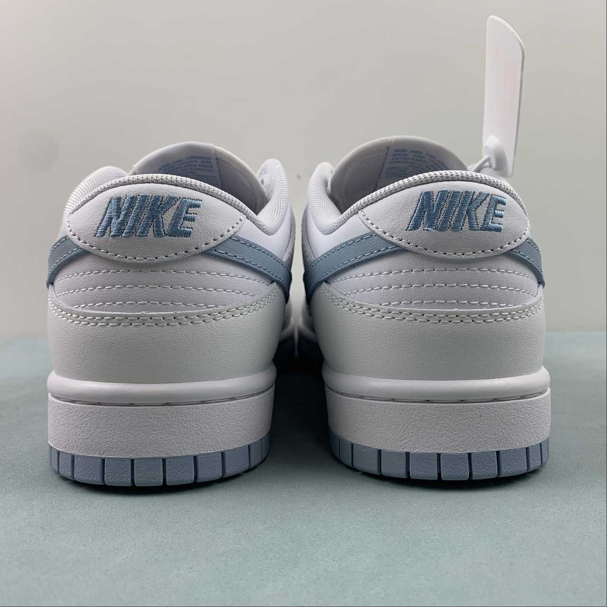 Nike Dunk Low Sneakers - White, Light Grey & Blue DV0831-109