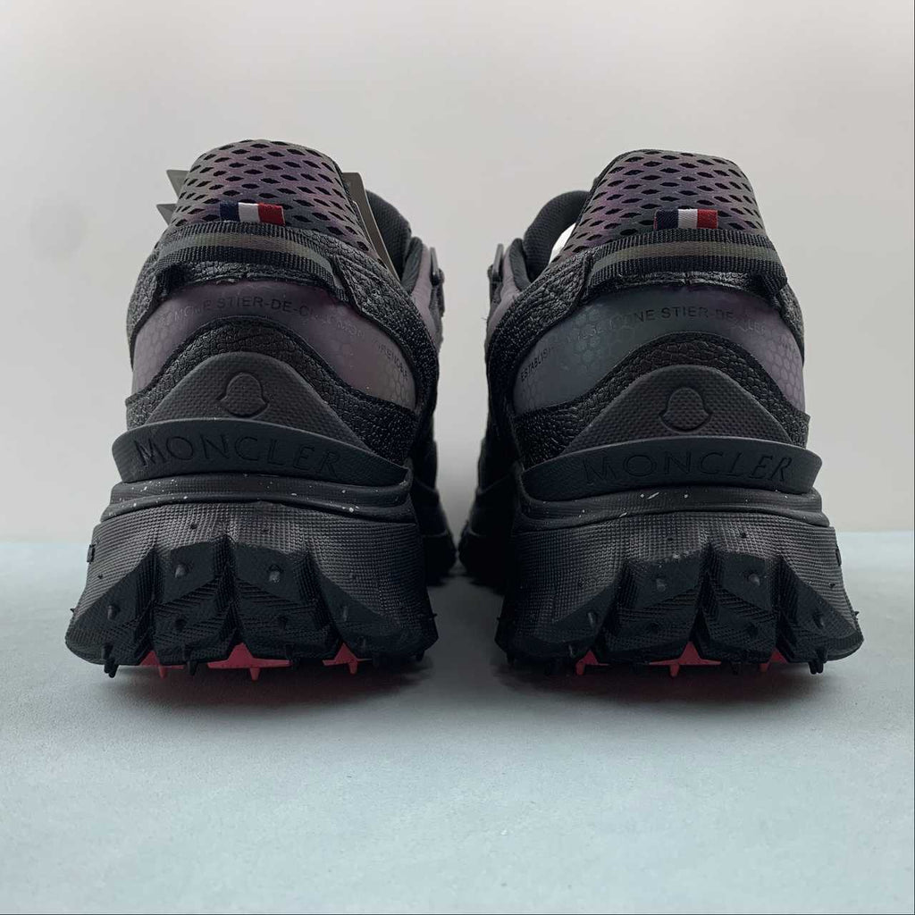 Moncler x Hoka Mafate Speed     Black Chunky Sneakers