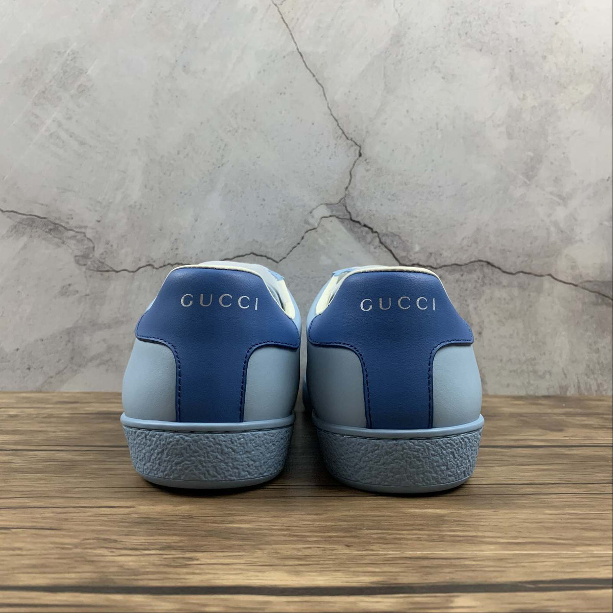 Gucci Light Blue Low-Top Sneakers