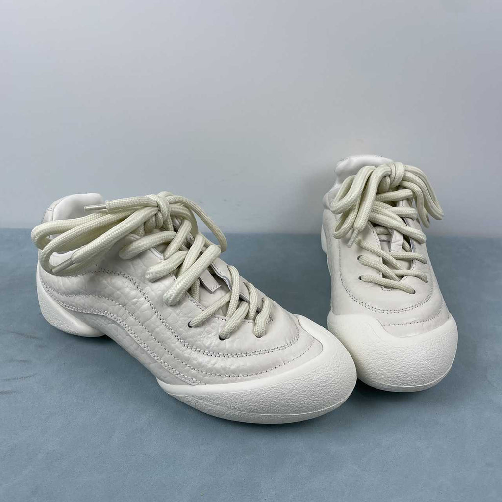 McQueen Off-White Lace-Up Sneakers