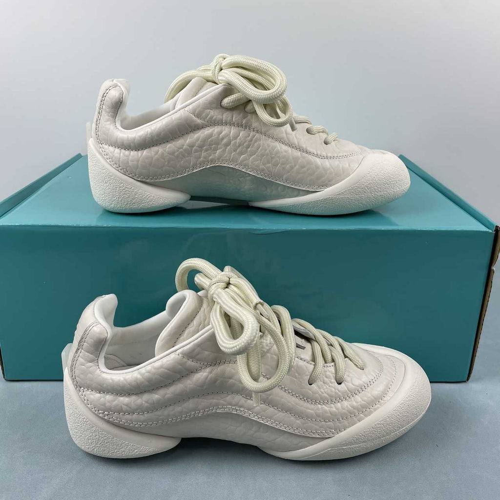 McQueen Off-White Lace-Up Sneakers