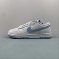 Nike Dunk Low Sneakers - White, Light Grey & Blue DV0831-109