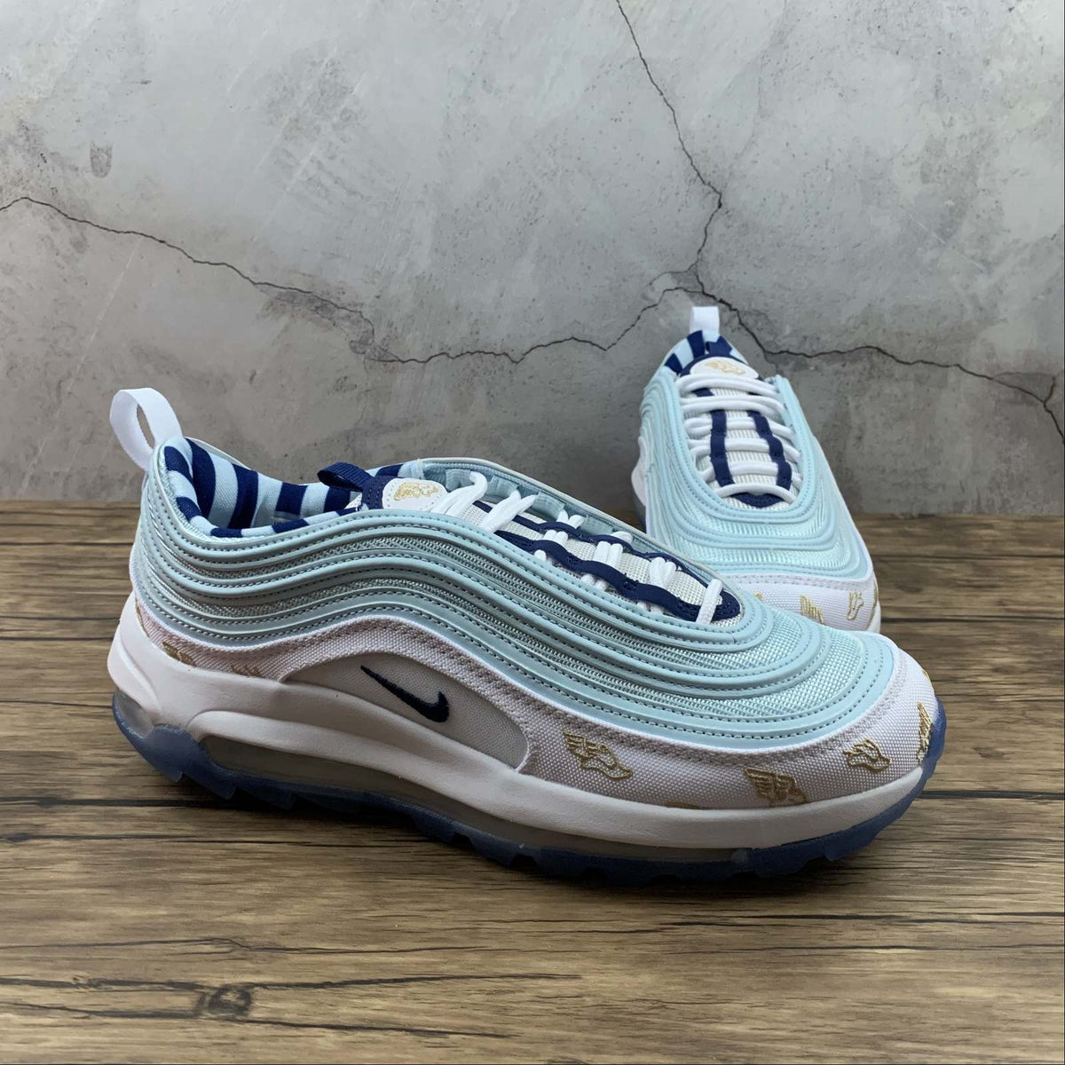 Nike Air Max 97 • Light Blue, White & Navy  CK1220-100